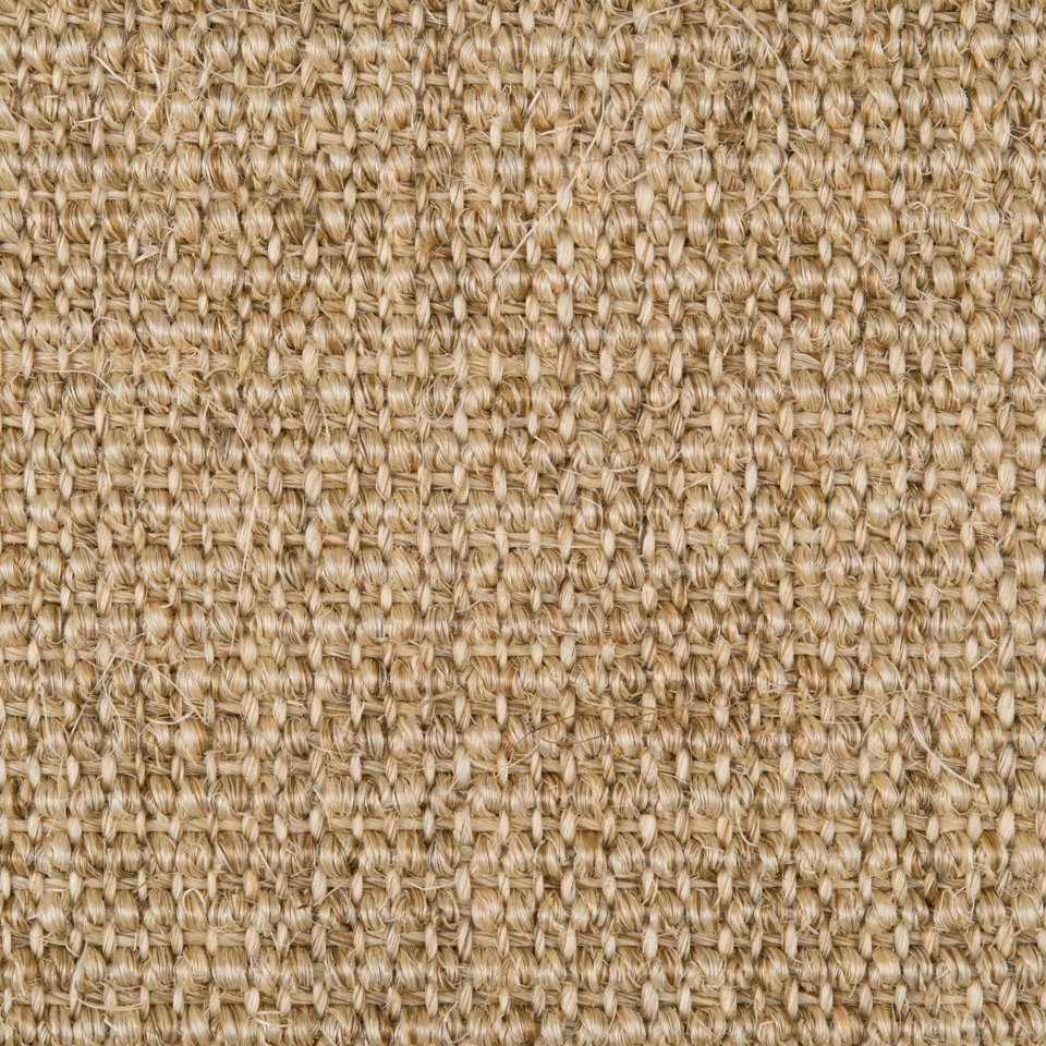 Sandstone 100% sisal in mini boucle design, in colour Sandstone
