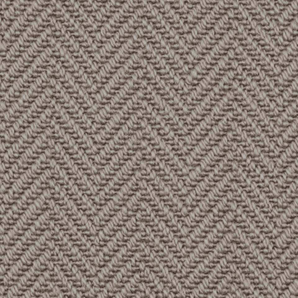 Flat weave, 100% wool loop pile carpets in herringbone design, in colour Coast