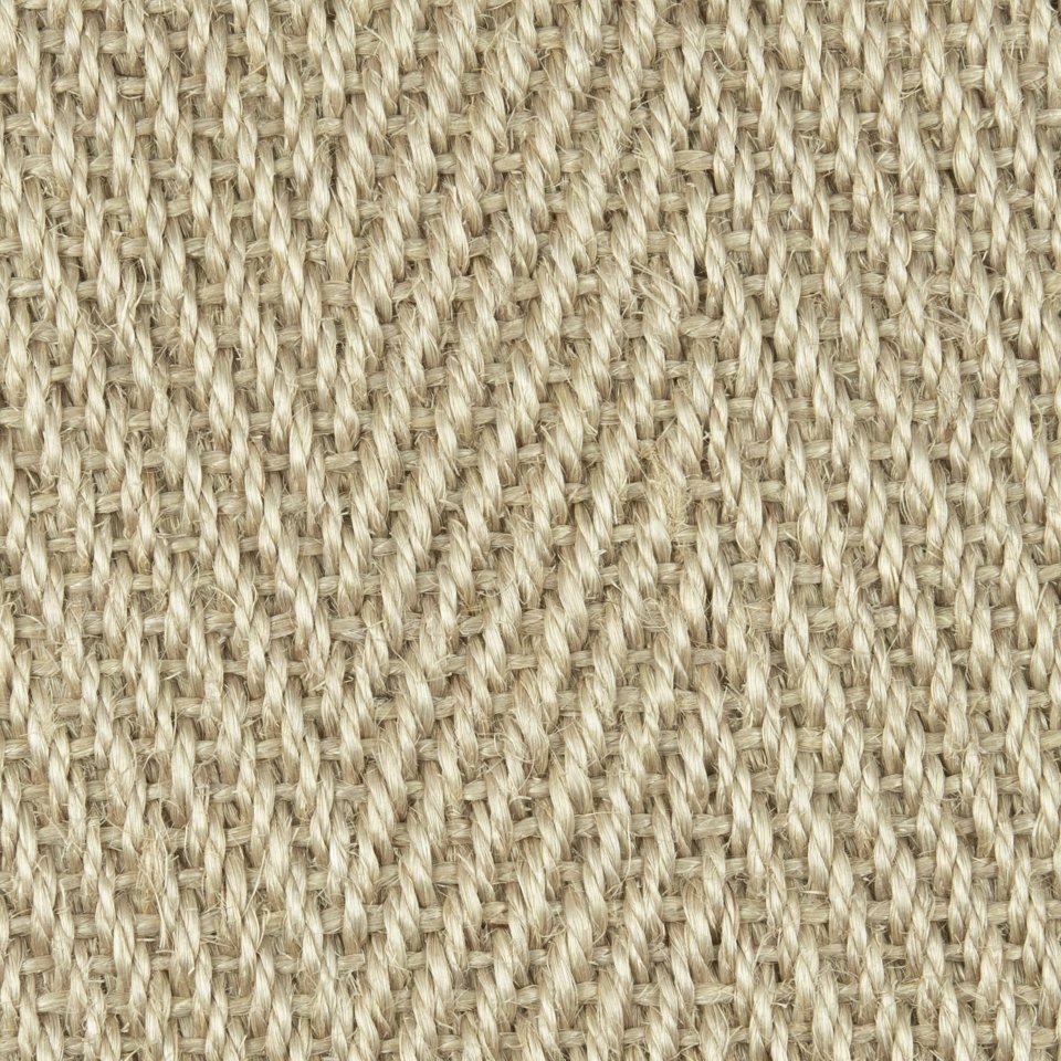 100% sisal in herringbone design, in colour Palladium
