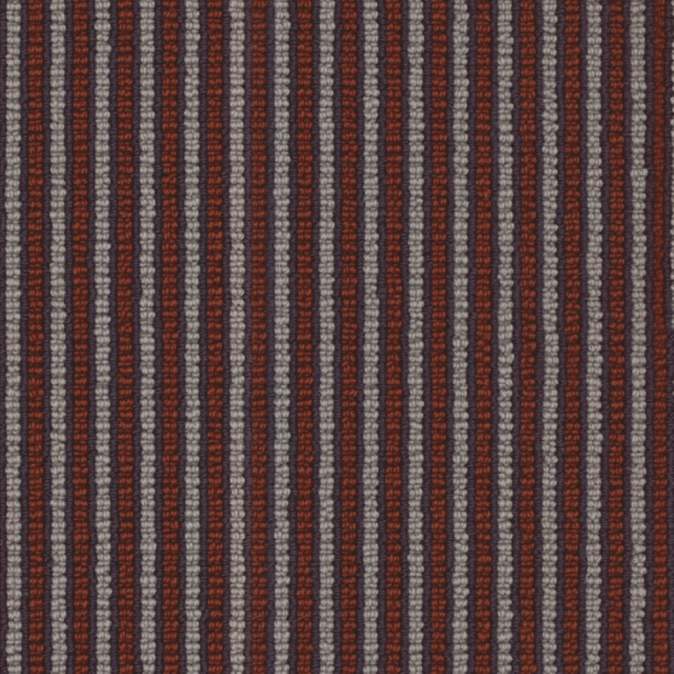 100% New Zealand Wool carpets, in deep coloured striped. Colour Harvest Radiance