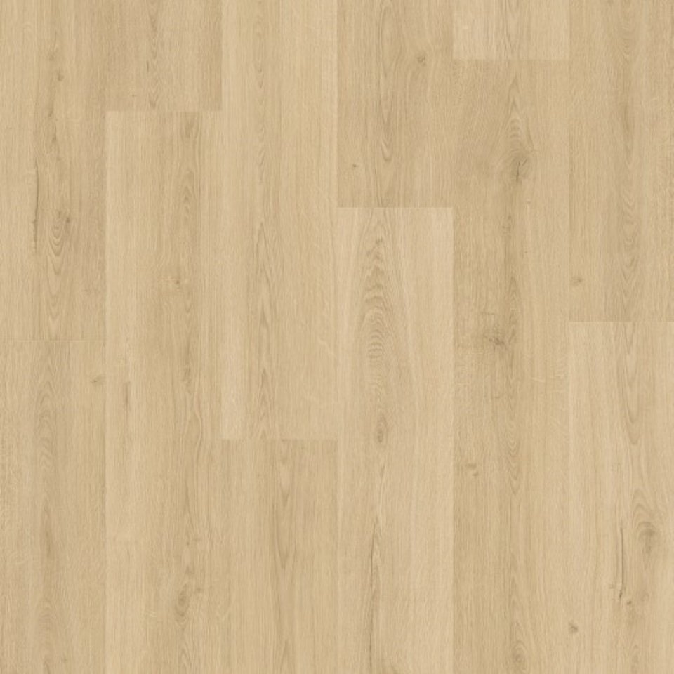 Luxury vinyl tiles, wood effect in colour Linen Oak