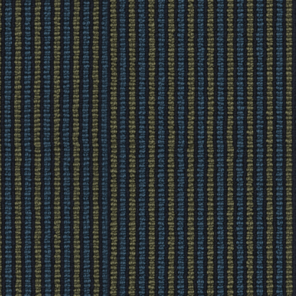 100% New Zealand Wool carpets, in deep coloured striped. Colour Jade Wave