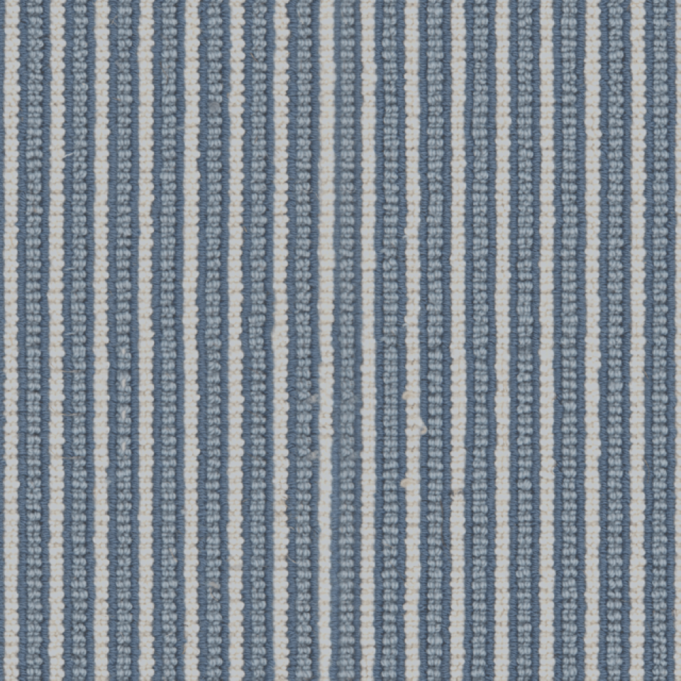 100% New Zealand Wool carpets, in deep coloured striped. Colour Ocean Stripe