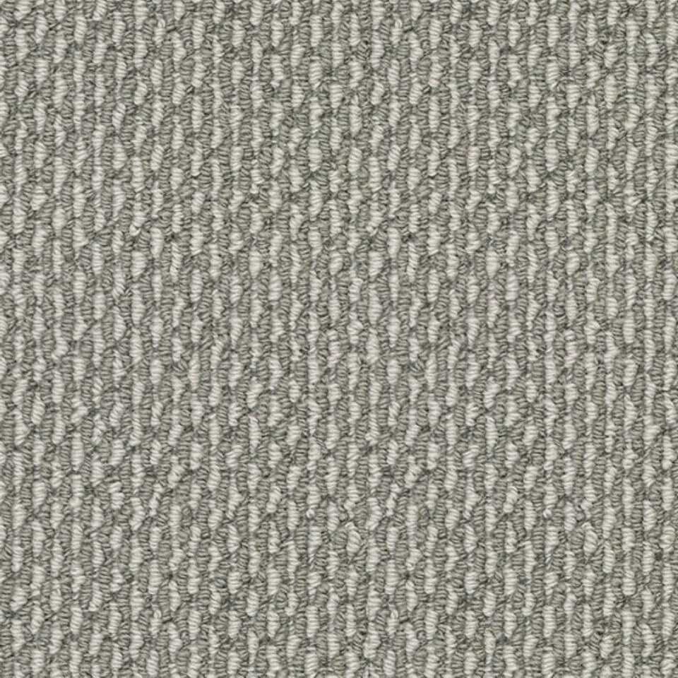 100% New Zealand wool two tone loop pile carpets, in colour Soft Grey 74
