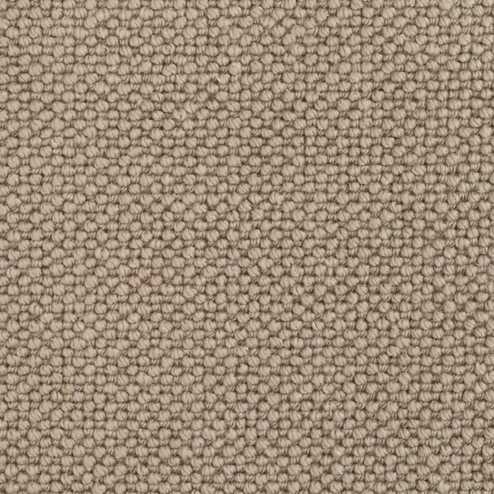 70% wool, 30% Tencel loop carpets in textured design. Colour Toffee Classic 12