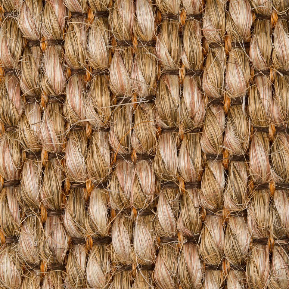 100% sisal in large boucle design, in colour Bamboo