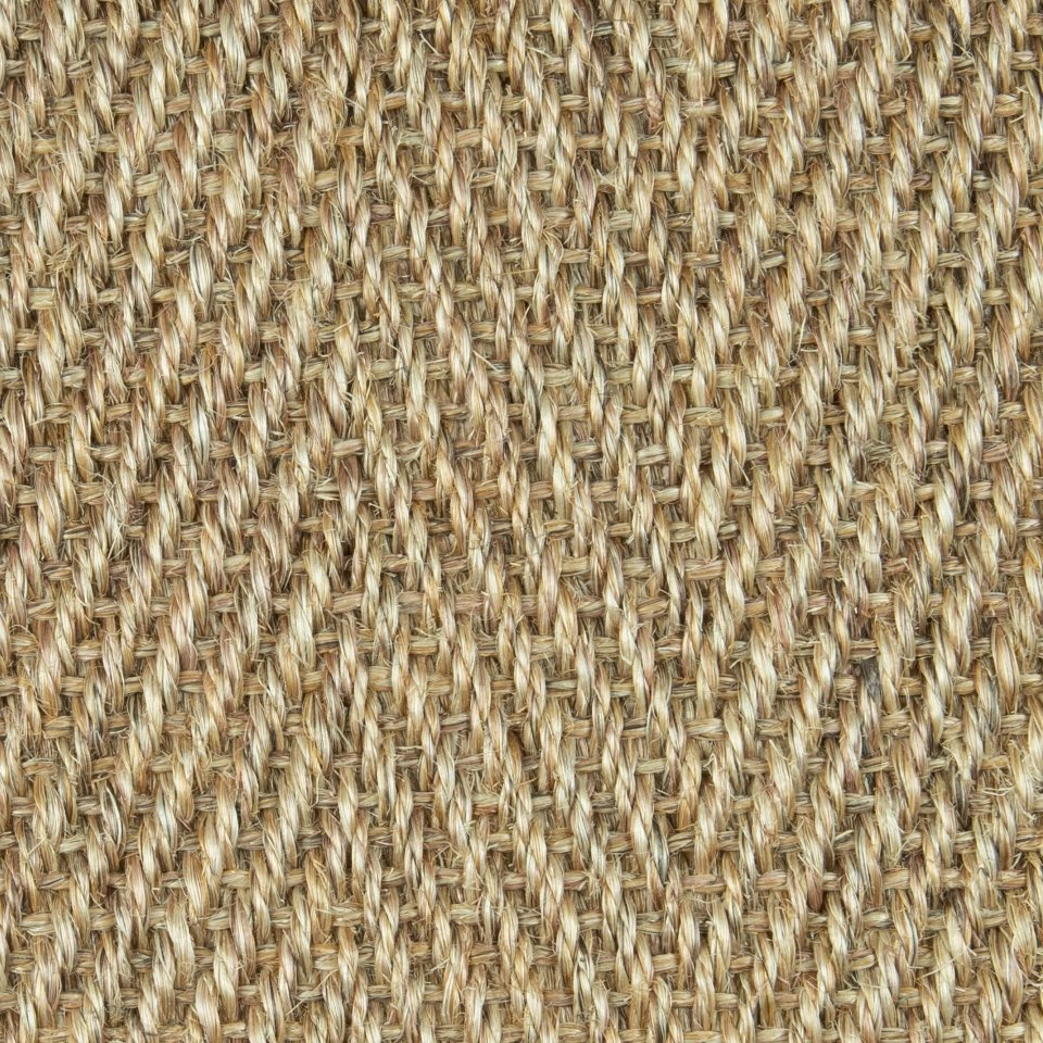 100% sisal in herringbone design, in colour Earth