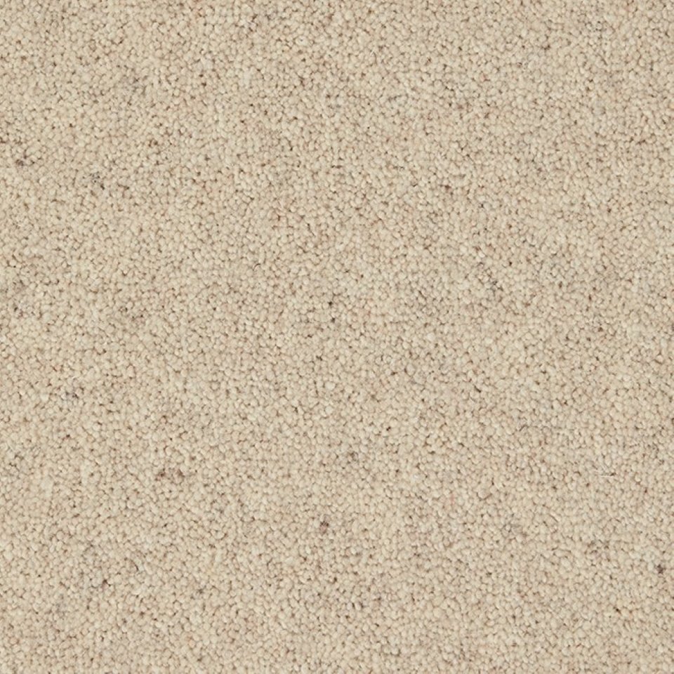 Wool mix twist carpets in colour Cotton