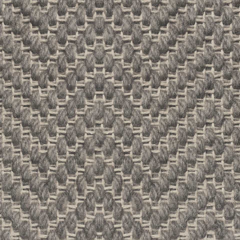 Flat weave wool mix loop pile carpets in herringbone design, in colour Bog