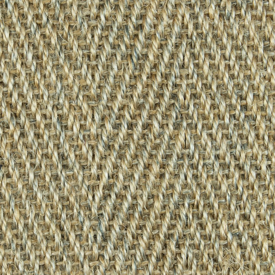 100% sisal in herringbone design, in colour Seagrass