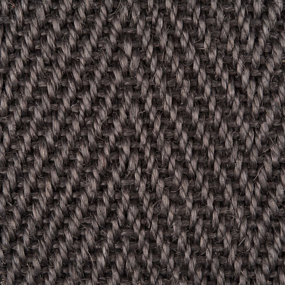 100% sisal in herringbone design, in colour Ebony