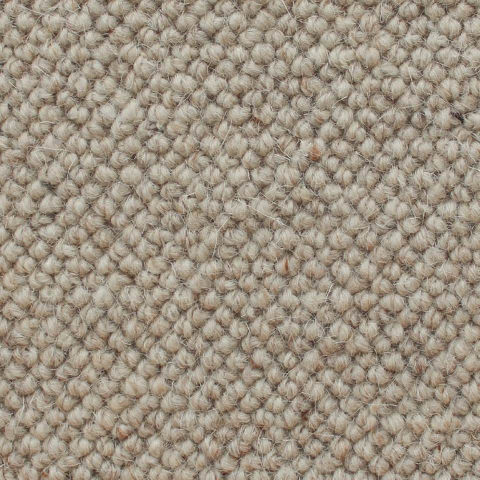 100% wool loop pile carpets. Colour Antique Cream