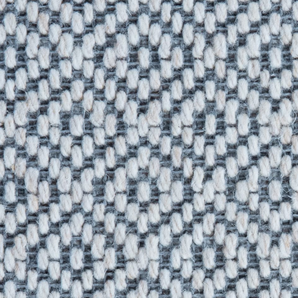 Flat weave wool mix with polyprolyene in diamond design, in colour Regent